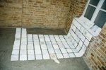 PANGRAM ii, 2007/2008, dzianina, technika wlasna, 100/15 cm/15 cm