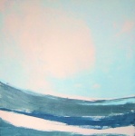 Z cyklu: Metr horyzontu, Meter of horizon, oil on canvas