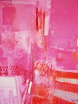 Maliny i truskawki jednak - oil on canvas, 220x170 cm