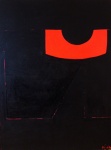 BEAta Pflanz, Between in Between - One red I - 118,5x88,5 cm - oil on canvas, 2008/12
