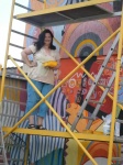Z autorką/with author - dom-obraz/ house-painting