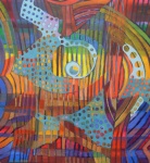 Garden Space  I oil on canvas 135x125 cm