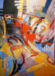 Behind the Space IX oil on canvas 250x180 cm