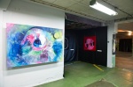 Inside I (po lewej/on the left) oil on canvas, 120x180 cm