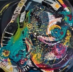 ARTeIDY's, oils linen canvas, 135x125 cm or 53' x 49', 2016